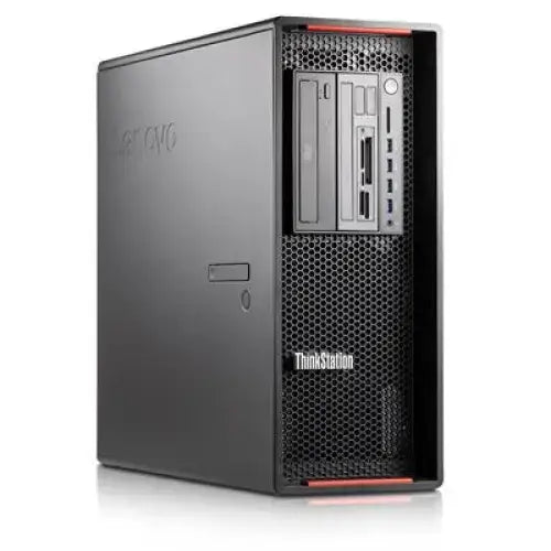 Černá věžová pracovní stanice Lenovo ThinkStation P300 s medovým vzorem a červeným akcentem včetně Xeon E5-1650 v3, 64GB DDR4, 512GB SSD, Quadro K4200