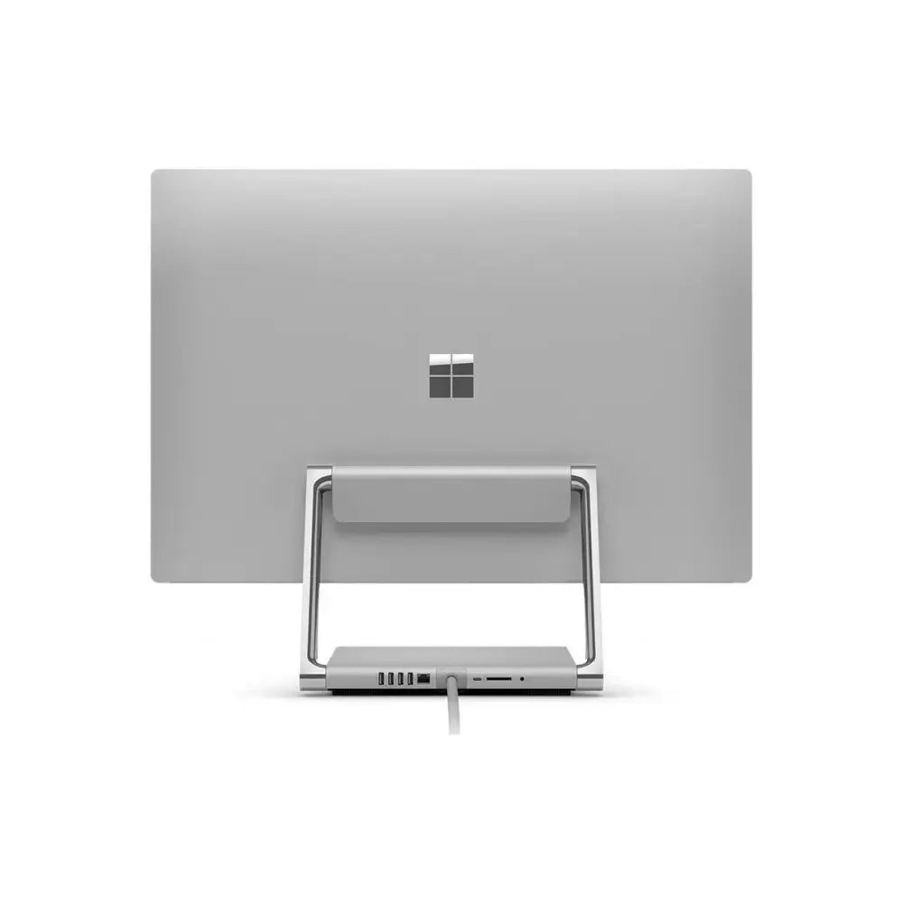 Stříbrný microsoft surface studio 28 palců 1. generace AiO s dotykovým displejem a integrovaným stojanem