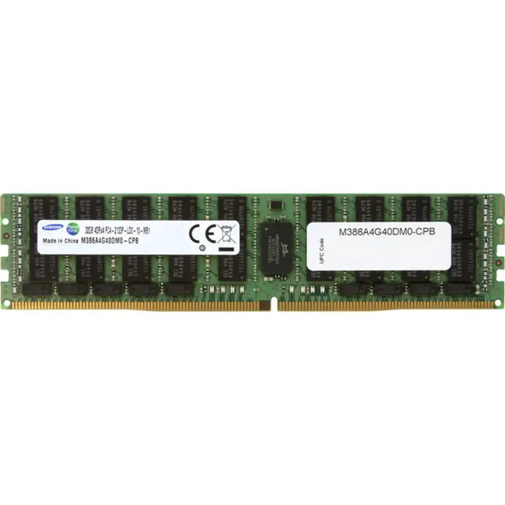 Paměť Samsung Cisco 32GB ddr4-2133 ecc lrdimm s černými čipy a zeleným plošným spojem