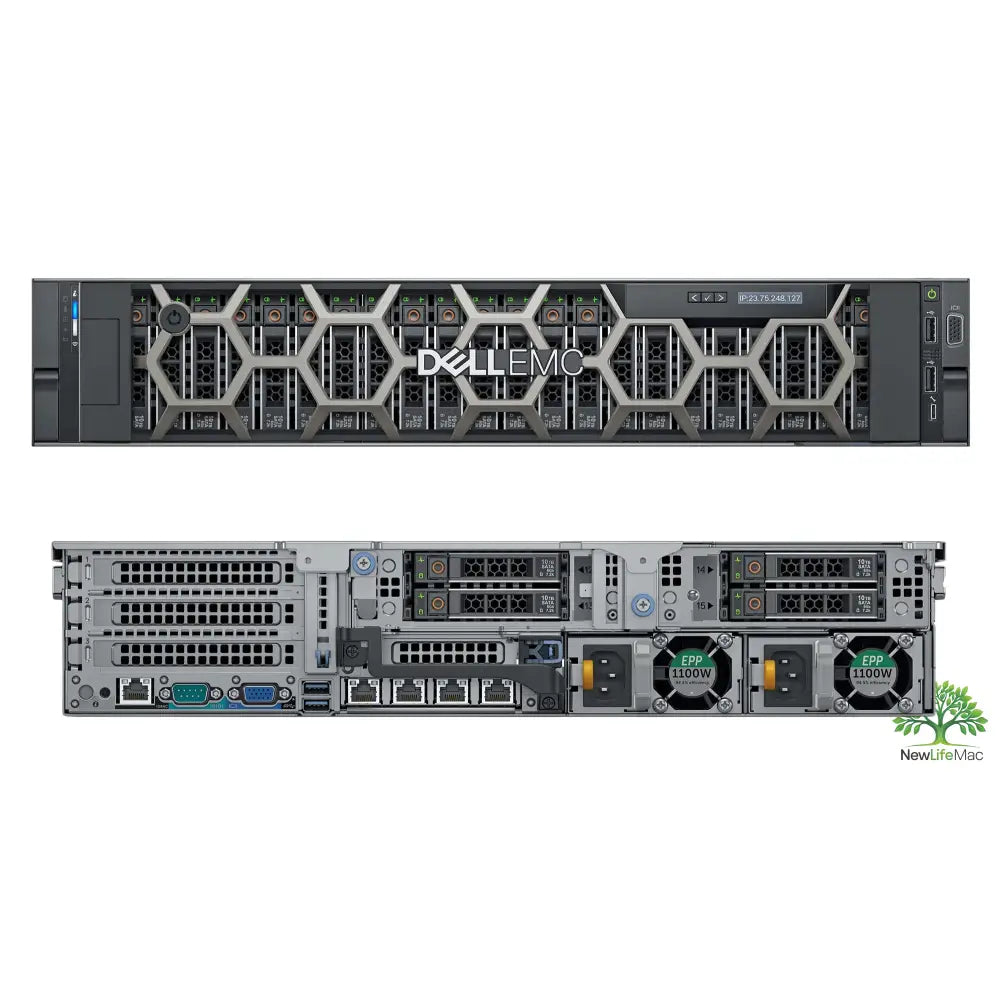 Dell EMC server rack s e5-2680v4, 256 GB RAM a chladícími ventilátory