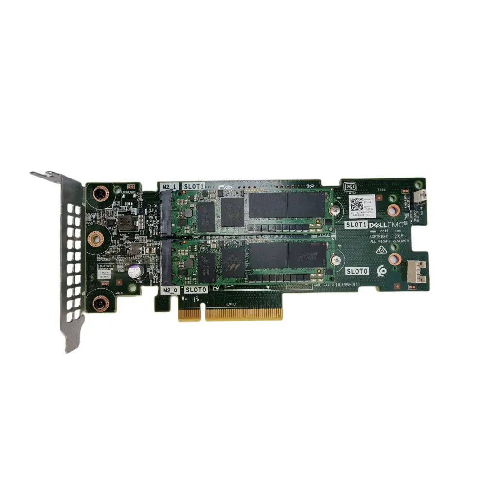 PCIe rozšiřující karta Dell BOSS-S1 s dvěma M.2 NVMe SSD sloty a nevolatilní cache