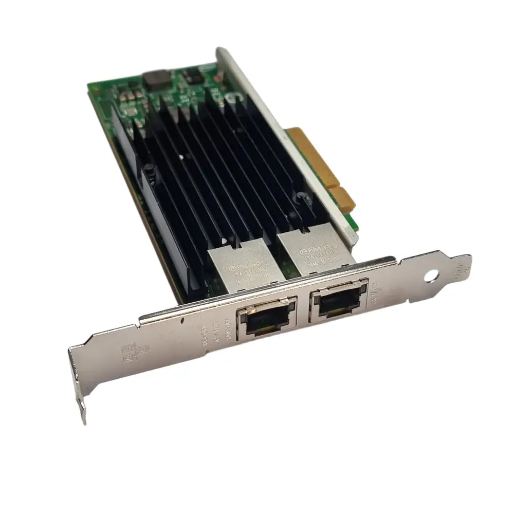 Síťový adaptér Intel X540-T2 s pasivním chlazením a dvěma porty 10Gb, kompatibilní s CAT6A