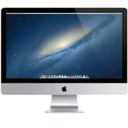 Stříbrný apple imac 14.2 late 2013 27 se čtyřjádrovým procesorem a minimalistickým designem pro opravdu náročné uživatele