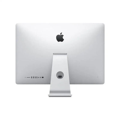 Stříbrný apple imac 21,5 palce 2015 s minimalistickým designem a hliníkovým stojanem core i5 16 gb ram 1 tb fusion drive