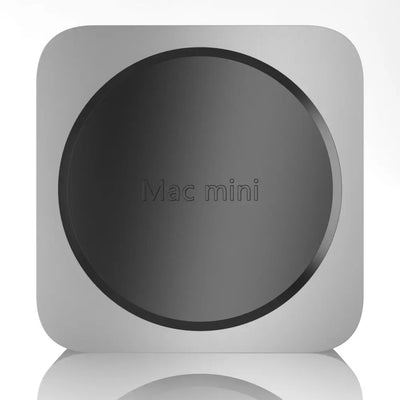 Stříbrný mac mini 7 1 2014 s matně černým horním panelem mac mini a různými konfiguracemi ram čtvrté generace