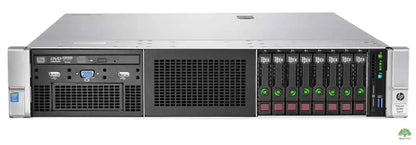 Silver ProLiant DL380 rack server with Intel Xeon E5-2609 v3, multiple hard drive bays