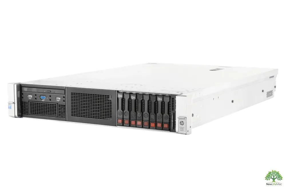 Bílý rackový server HP ProLiant DL380 s black akcenty a více diskovými sloty