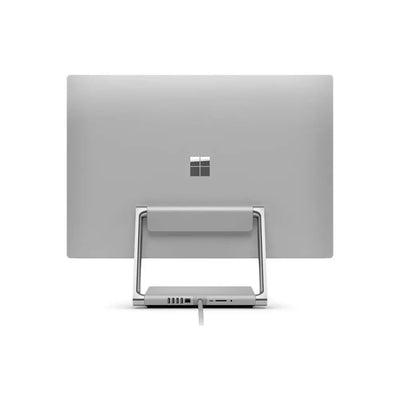 Stříbrný microsoft surface studio 28 palců 1. generace AiO s dotykovým displejem a integrovaným stojanem