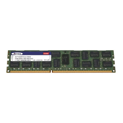 Paměťový modul ddr3 16gb actica akt16ghr72u4j1866s černý s čipy a zlatými kontakty registrovaný ecc