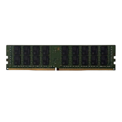 Samsung 32gb 2rx4 pc4-2133p-r ddr4 server-ram r-dimm reg ecc zelený obvodový modul s černými paměťovými čipy a zlatými kontakty