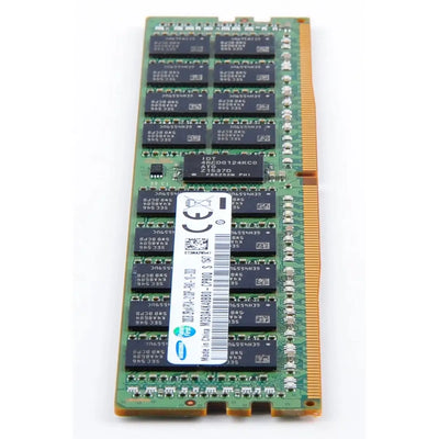 Samsung 32gb pc4-2133p ddr4 server ram r-dimm reg ecc green circuit board with black chips and white label