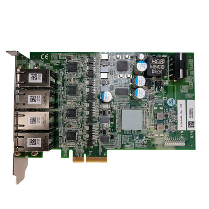 Zelená PCIe rozšiřující karta Síťový Adaptér ADLINK PoE4+ s optickými transceivery