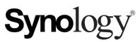 Logo Synology na tmavém pozadí