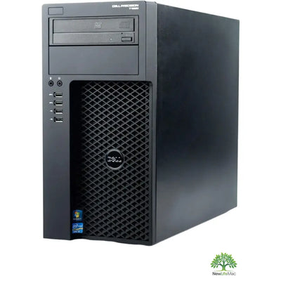 Černý stolní počítač Dell T1650 s i7-3770, 128GB SSD a stříbrnými detaily