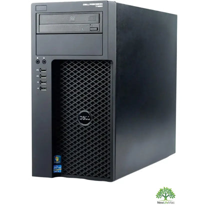 Černý stolní počítač Dell T1650 s i7-3770, 128GB SSD a stříbrnými detaily