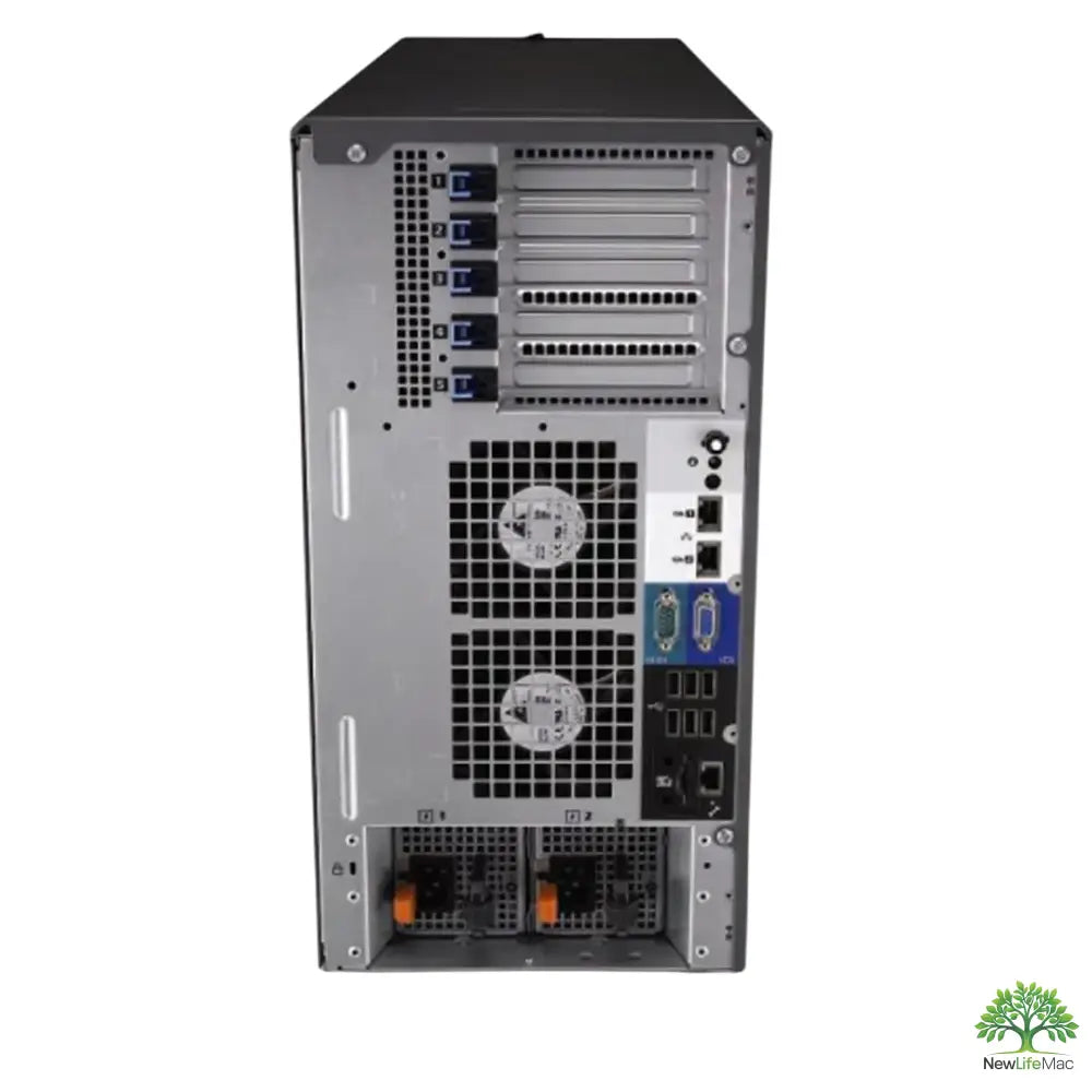 Černý stolní počítač T610 2X Xeon E5645 s porty a chladiči, 24 GB RAM